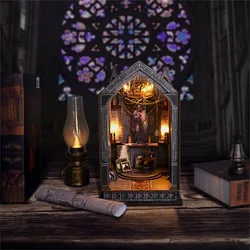 DIY Doll House Wooden Miniature Furniture Home Dollhouse Handmade house model assembly Toys for Children Girls Birthday Gifts