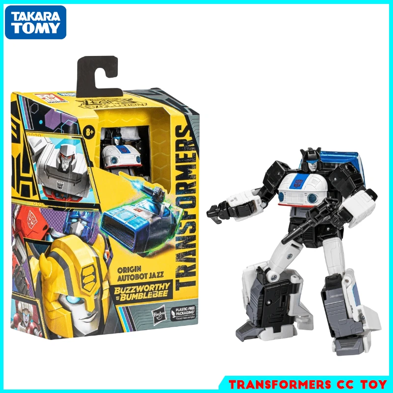 

In stock Takara Tomy Transformers toys Legacy Evolution Buzzworthy Bumblebee Autobot Jazz action figures robots children's toys