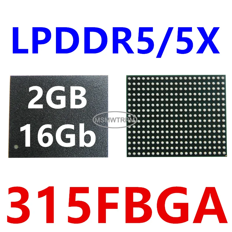 MT62F512M32D2DS-031 AAT:B D8BCJ MT62F512M32D2DS-031 AIT:B D8BCK LPDDR5/5X 2GB 6400Mbps 315FBGA 16Gb Memory Chip IC Integrated Ci