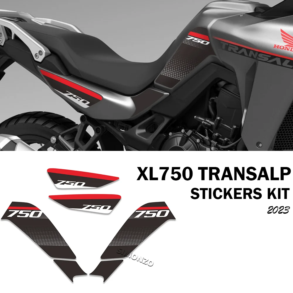 

Transalp XL750 2023 Accessories Stickers Kit Fuel Tank Pad Decals Paint Protection For Honda Transalp 750 XL 750 Transalp