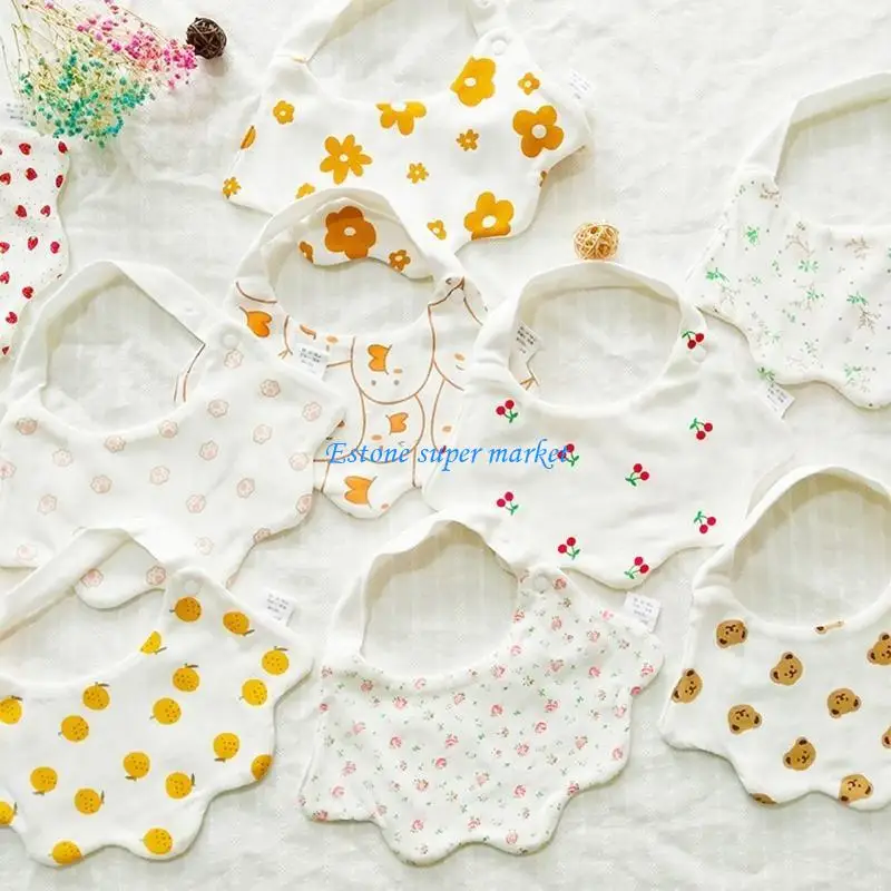 Рисунок 2 - 090b Baby Bib Cartoon Chlower Cherry