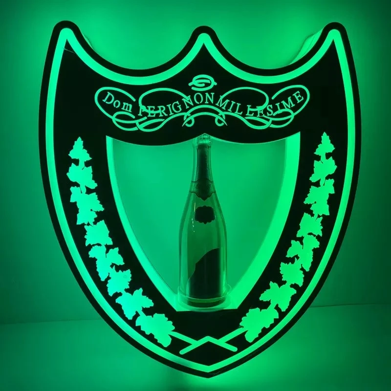 

Acrylic LED bottle demonstrator carrier display VIP LED champagne bracket for nightclubs