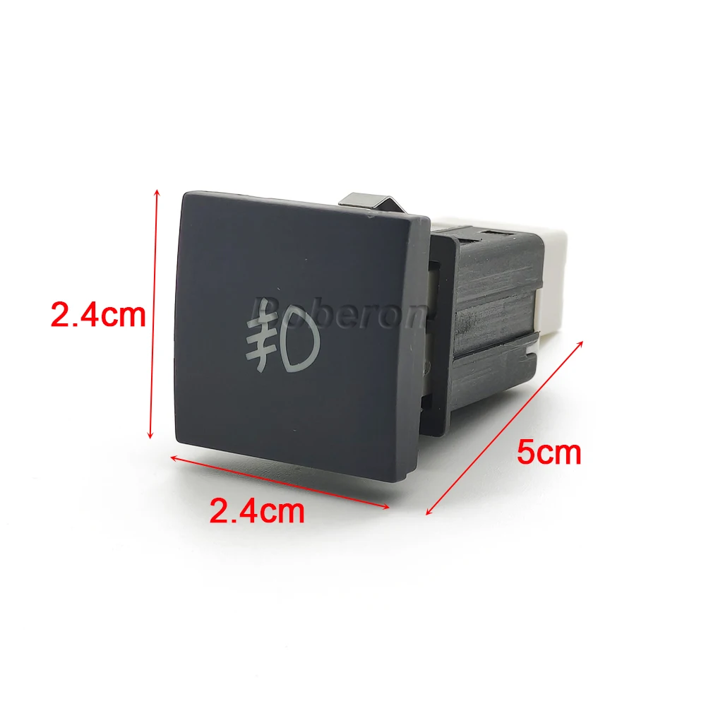 For VW Golf 6 2010 2011 2012 Car Front Fog Light Radar Power On Off Music Camera Recorder Monitor LED Light Switch with Wire