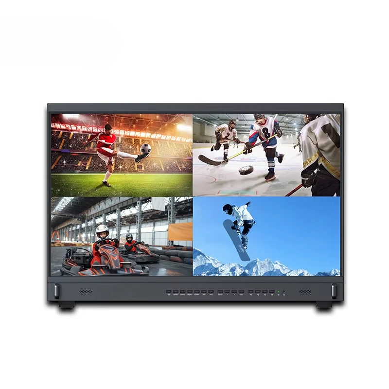 BM310-4KS Multiple View Display 31.5 Inch DCI-P3 HDR 4K Broadcast Director MMonitor With 3G-SDI, , DVI / VGA Input