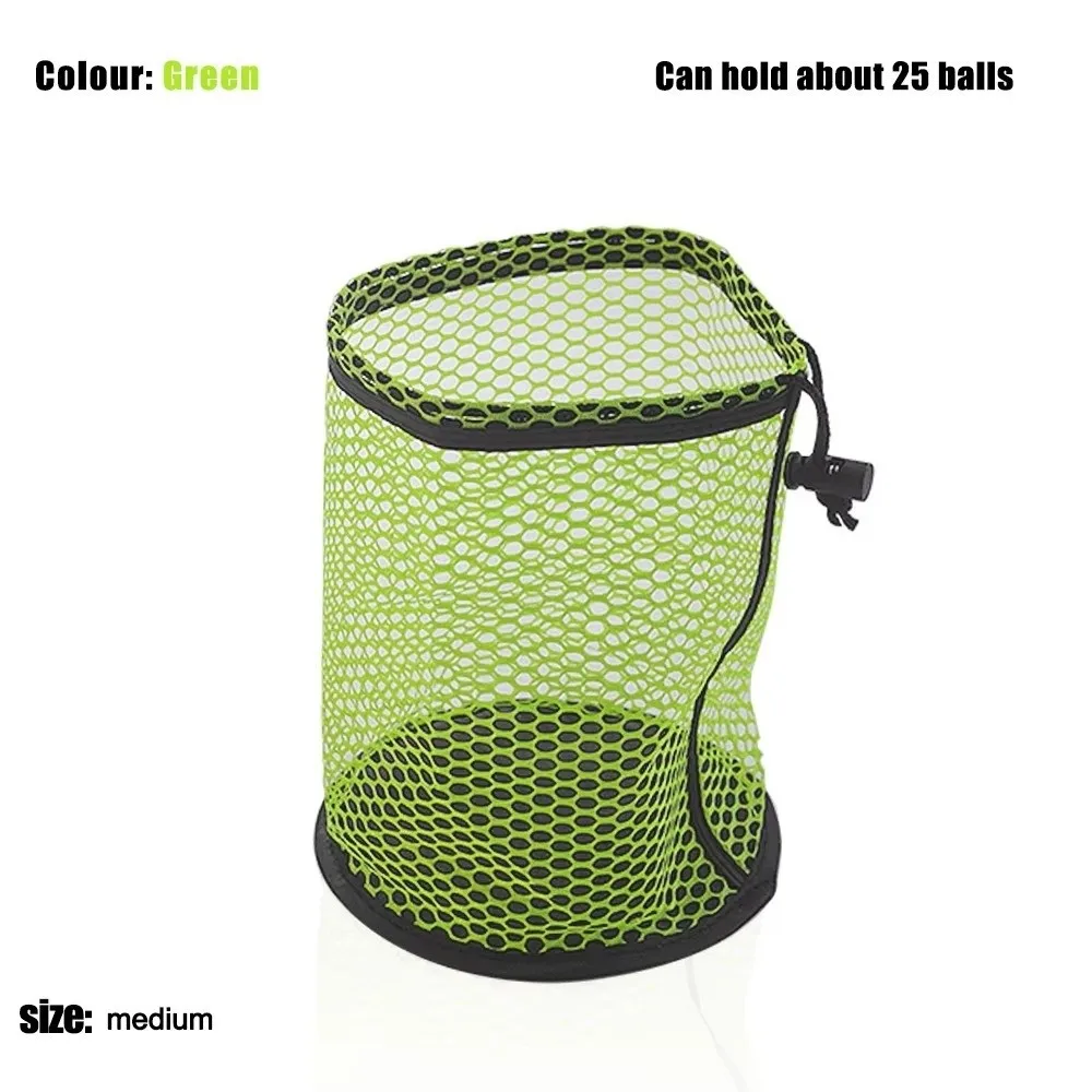 

New Portable Sports Mesh Net Bag Multipurpose Nylon Drawstring Pouch Golf Sports Supplies Can Hold 12/25/50 Balls