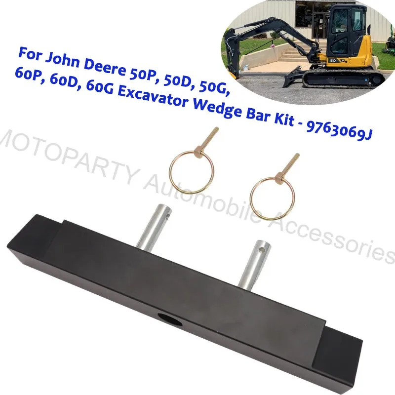 Kit de barra de cuña y ajustador de pasador de cucharón para miniexcavadoras John Deere 50P, 50D, 50G, 60P, 60D, 60G