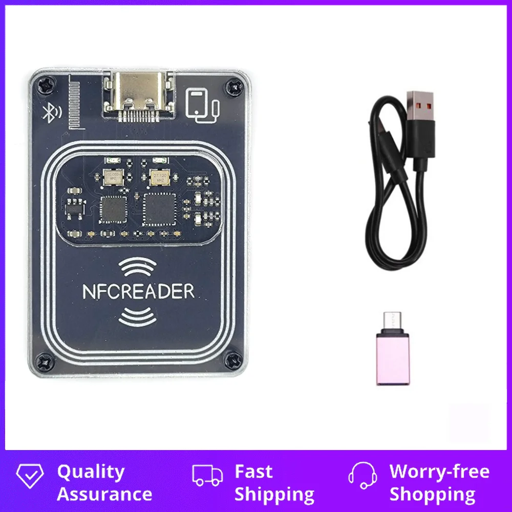 PCR532 NFC RFID Bluetooth Wireless Module IC Card Reader Writer RFID Emulator Minicopy With Type-C Interface