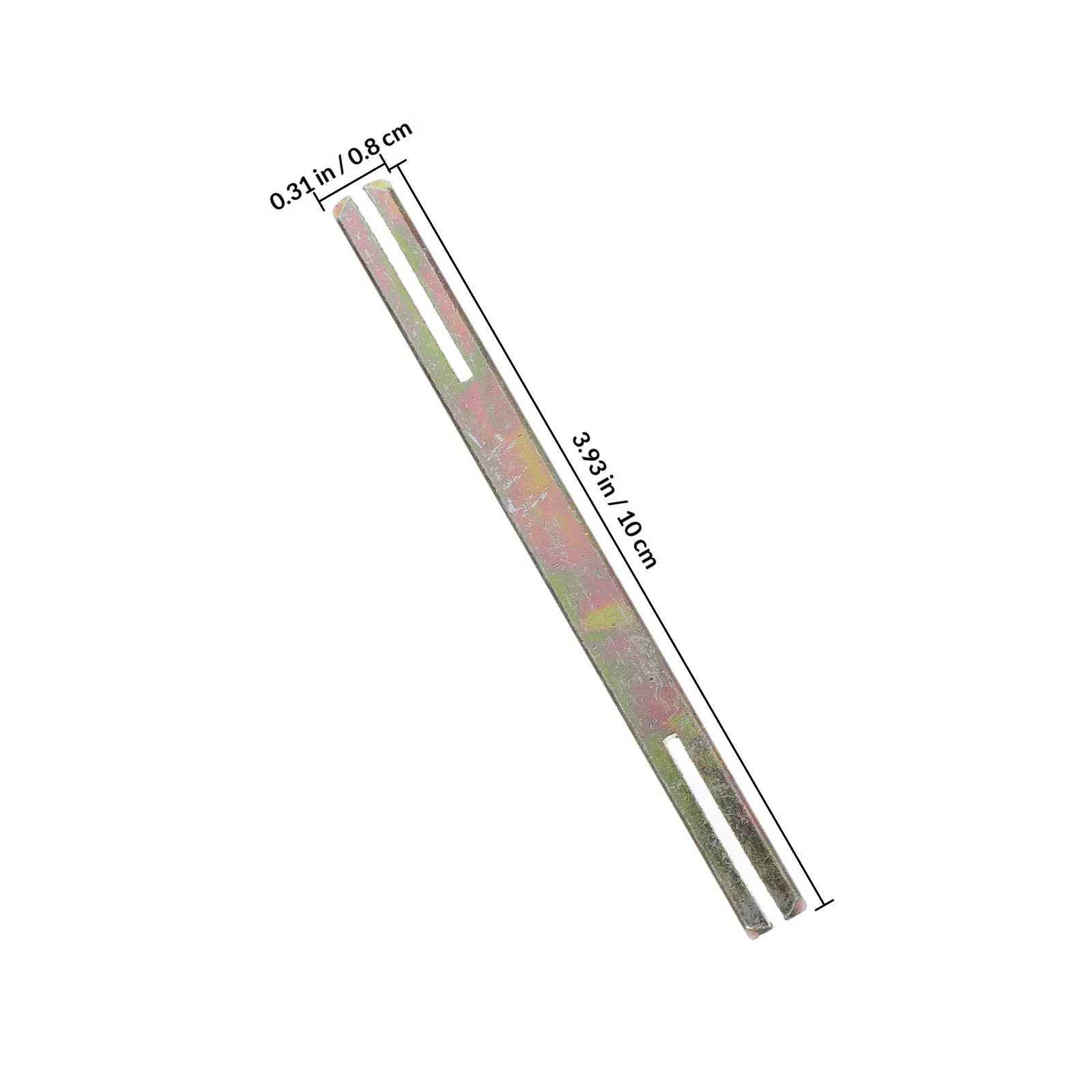 4Pcs Sturdy Steel Door Spindle Set Grooved Square Rods Split Spindles for Fingerprint Locks Outdoor Gate Lock Hotel Safety Door