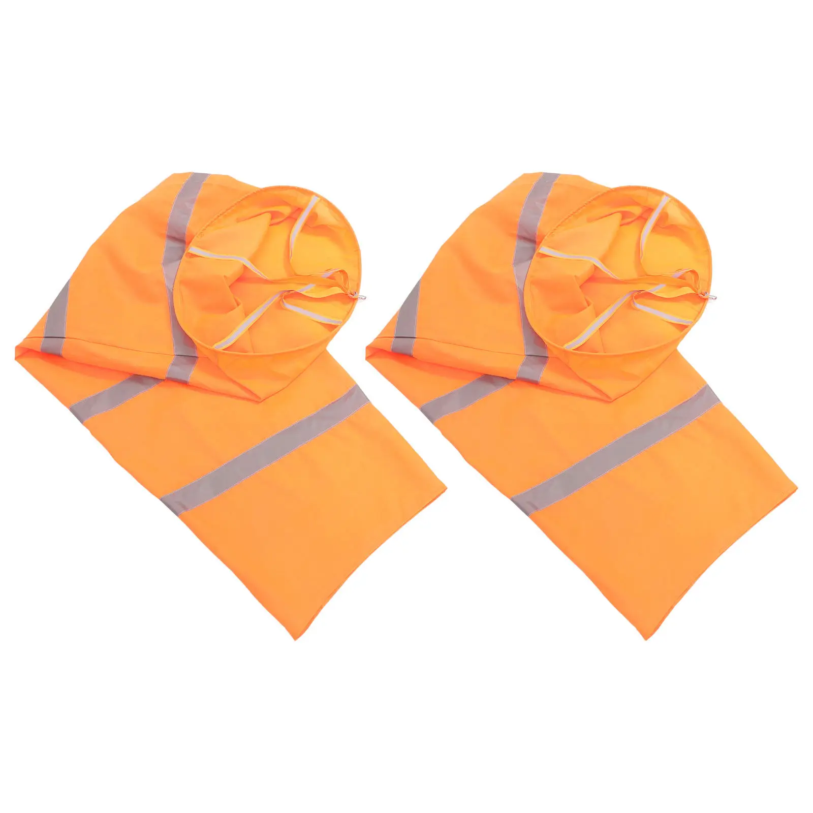 2 indicateurs de direction du vent, manches à vent réfléchissantes portables et robustes, drapeaux de mesure du vent pour aéroport et cour, usage extérieur.