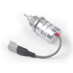 Stop Solenoid 716/30201 71630201 716-30201 Compatible with JCB Excavator 8040ZTS 8045ZTS 8035ZTS 8018 8027Z 803 Plus 802.7 Super