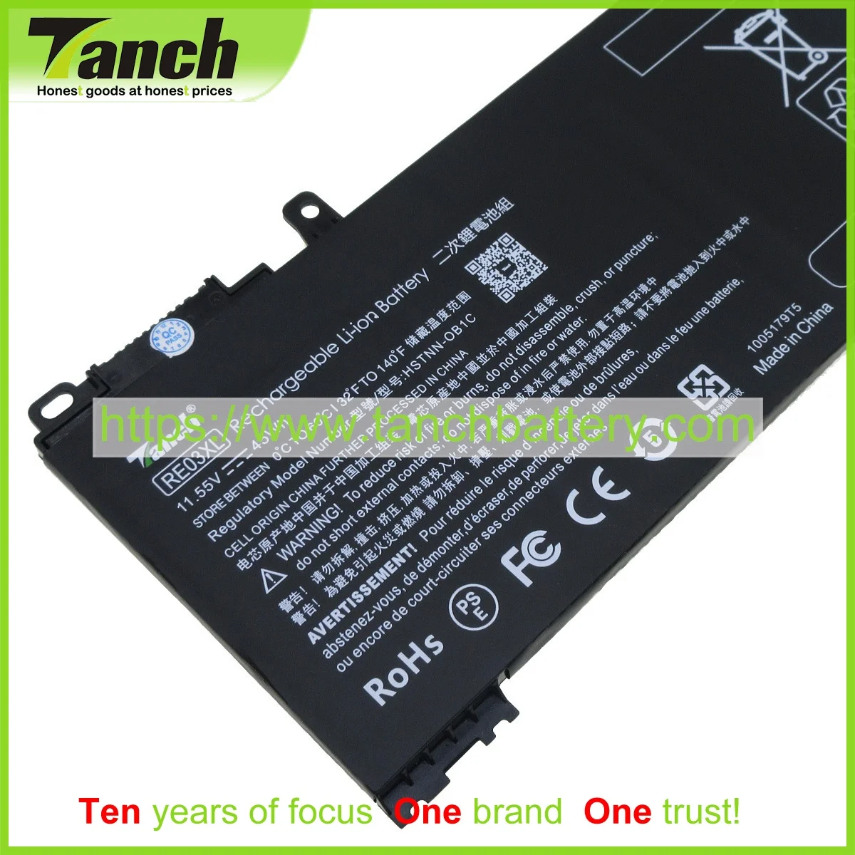 

Tanch Laptop Batteries for HP L32407-2B1 L32656-002 L32407-2C1 L32407-AC1 HSTNN-UB7R HSTNN-0B1C RE03045XL 11.55V 3cell