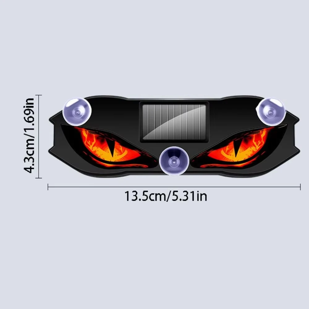 Wireless Car Window Triangle LED Light Solar Powered Ambient Decor Lamp with USB Recharge Function and Compatibility