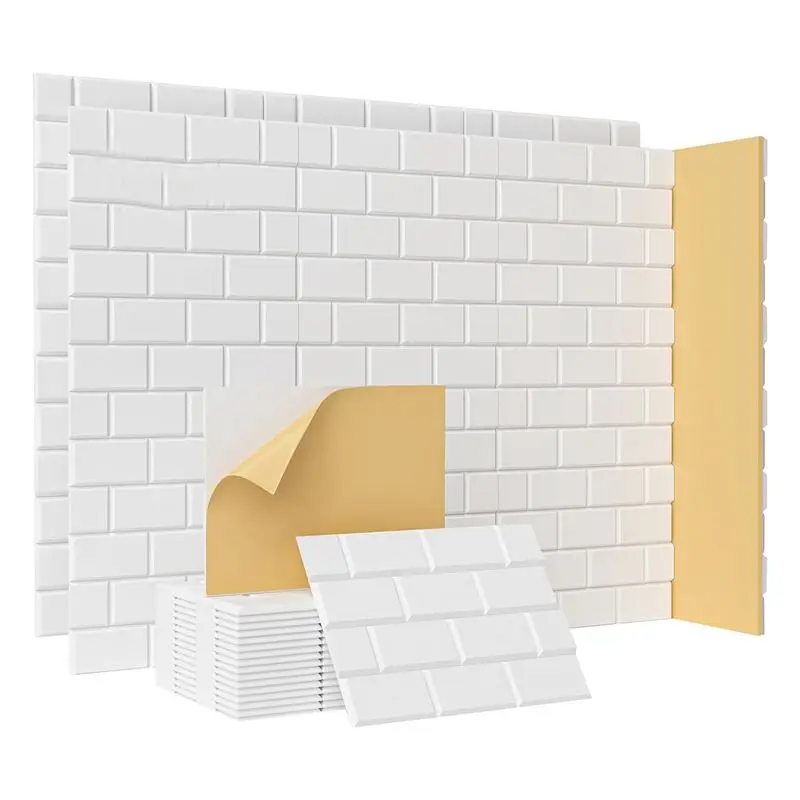 A89E-12 Pack Soundproof Wall Panels Acoustic Panels Sound Proof Panels 16X12'x0.4Inch Self-Adhesive Sound Panels
