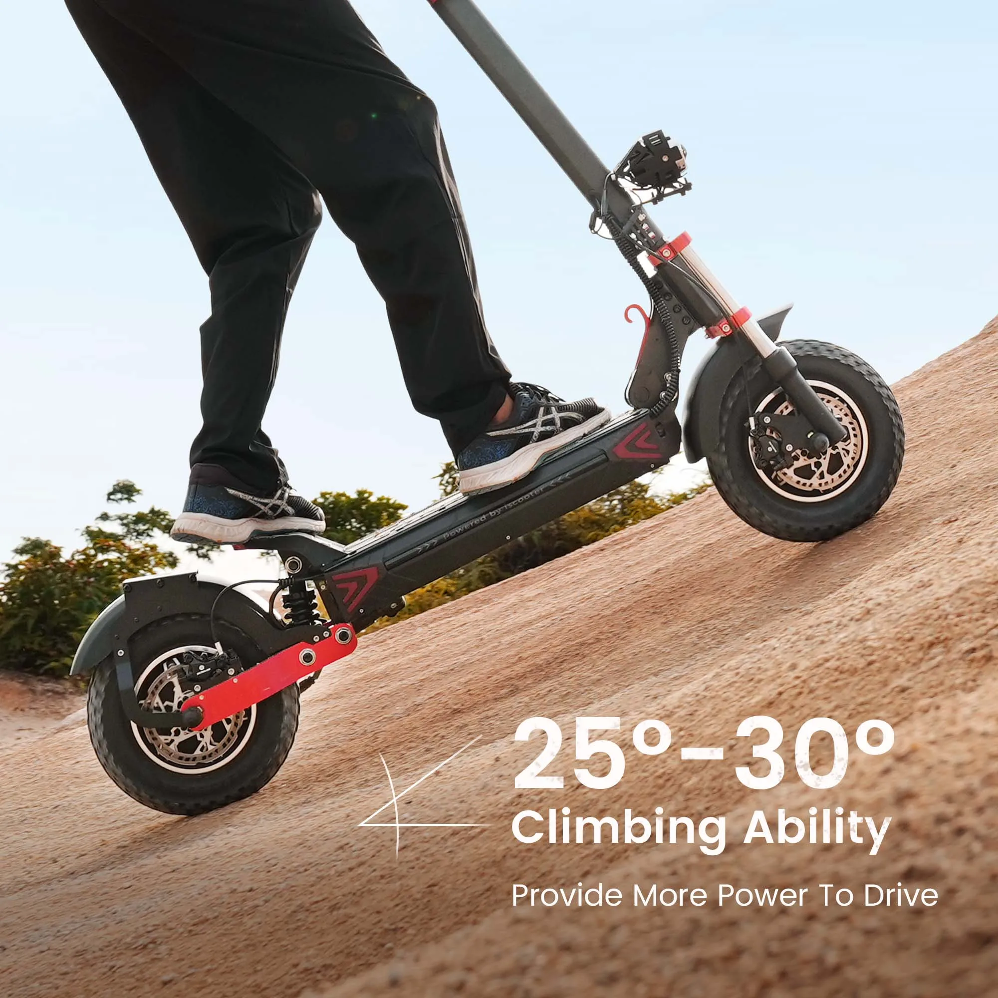 IScooter IX8 Elektroroller für Erwachsene 48V20Ah Batterie 12 Zoll Offroad-Luftreifen Faltbarer E-Scooter – Detail 5