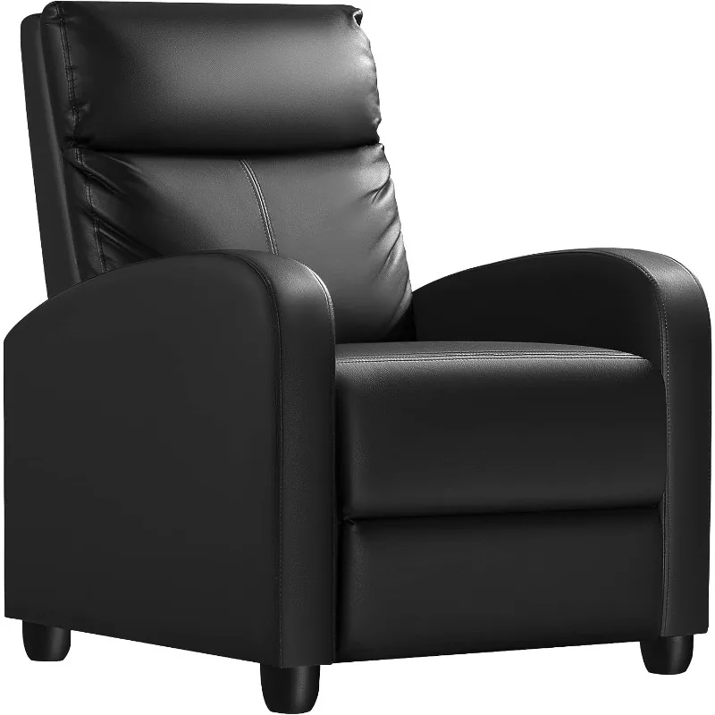 Homall Recliner Chair, Recliner Sofa PU Leather for Adults, Recliners Home Theater Seating with Lumbar Support