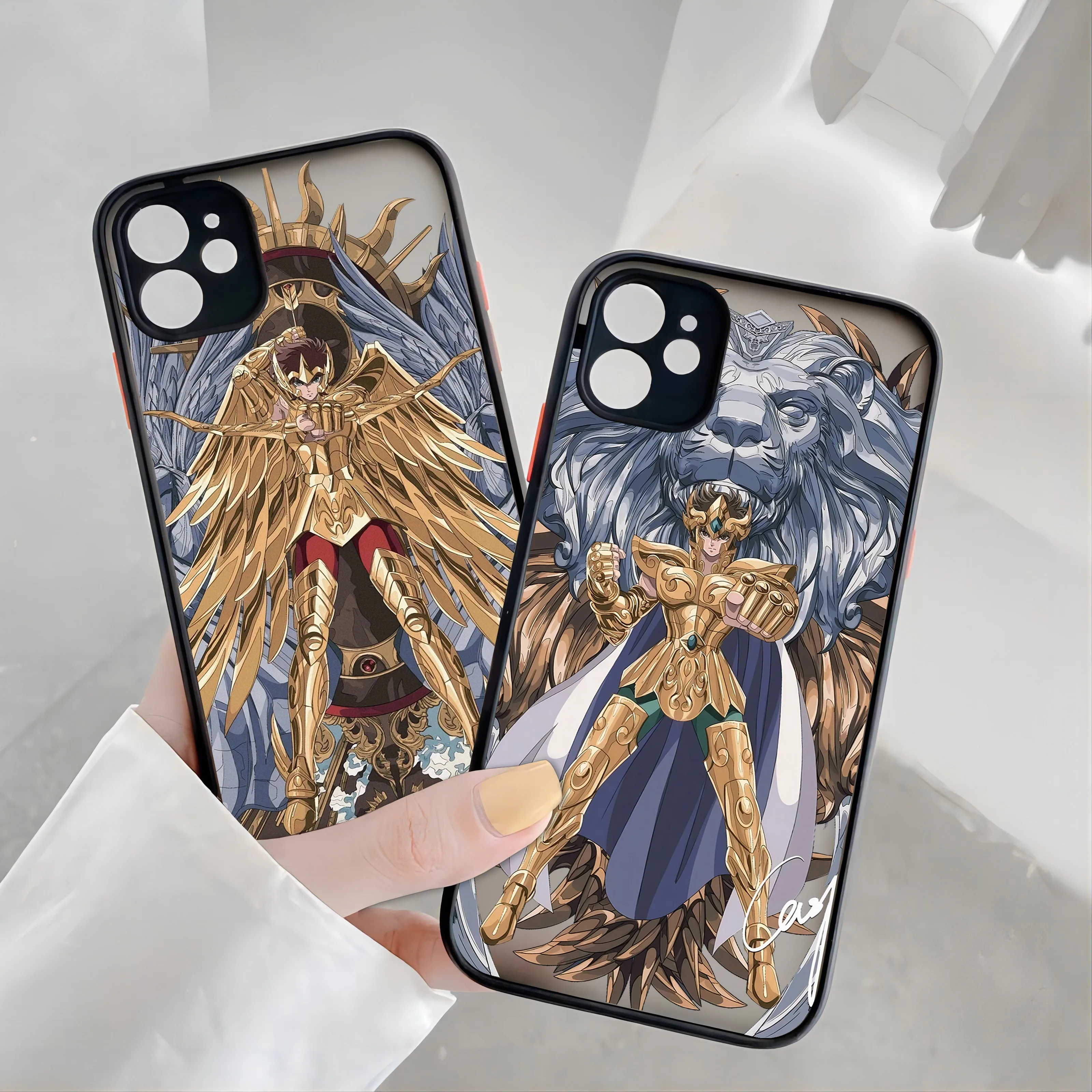 Animation 12 Gold Saint Seiya New Phone Case For Samsung S24 S23 S22 S21 S20 S10 FE Note20 Note10 Plus Ultra Lite 5G Matte Cover