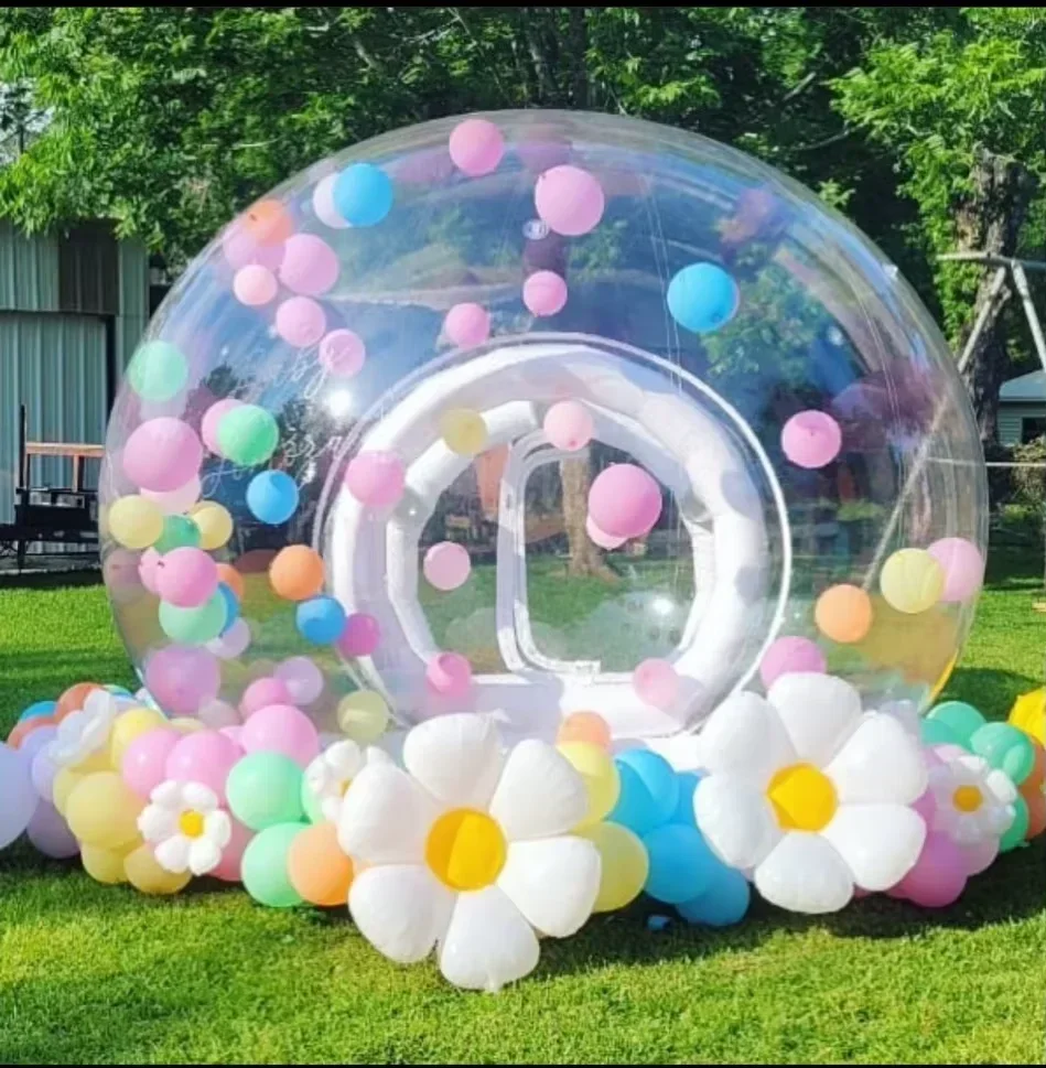 

Wholesale price Outdoor activity custom children's dome tent Bouncing house Transparent inflatable balloon Bubble dome house Chi