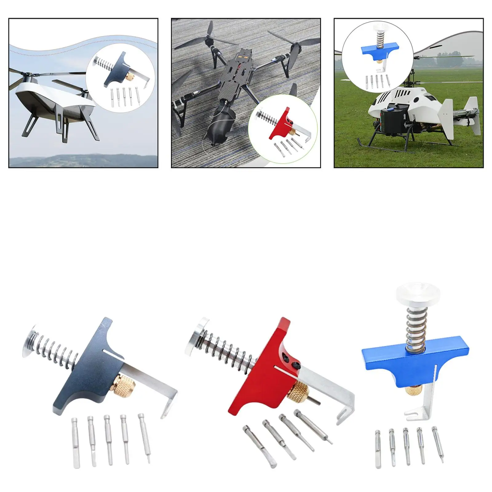 Drone Propeller Remover for RC Helicopters, Reliable Aluminum Alloy Prop Puller,Aluminum Propeller Remover for Air65 Air75,