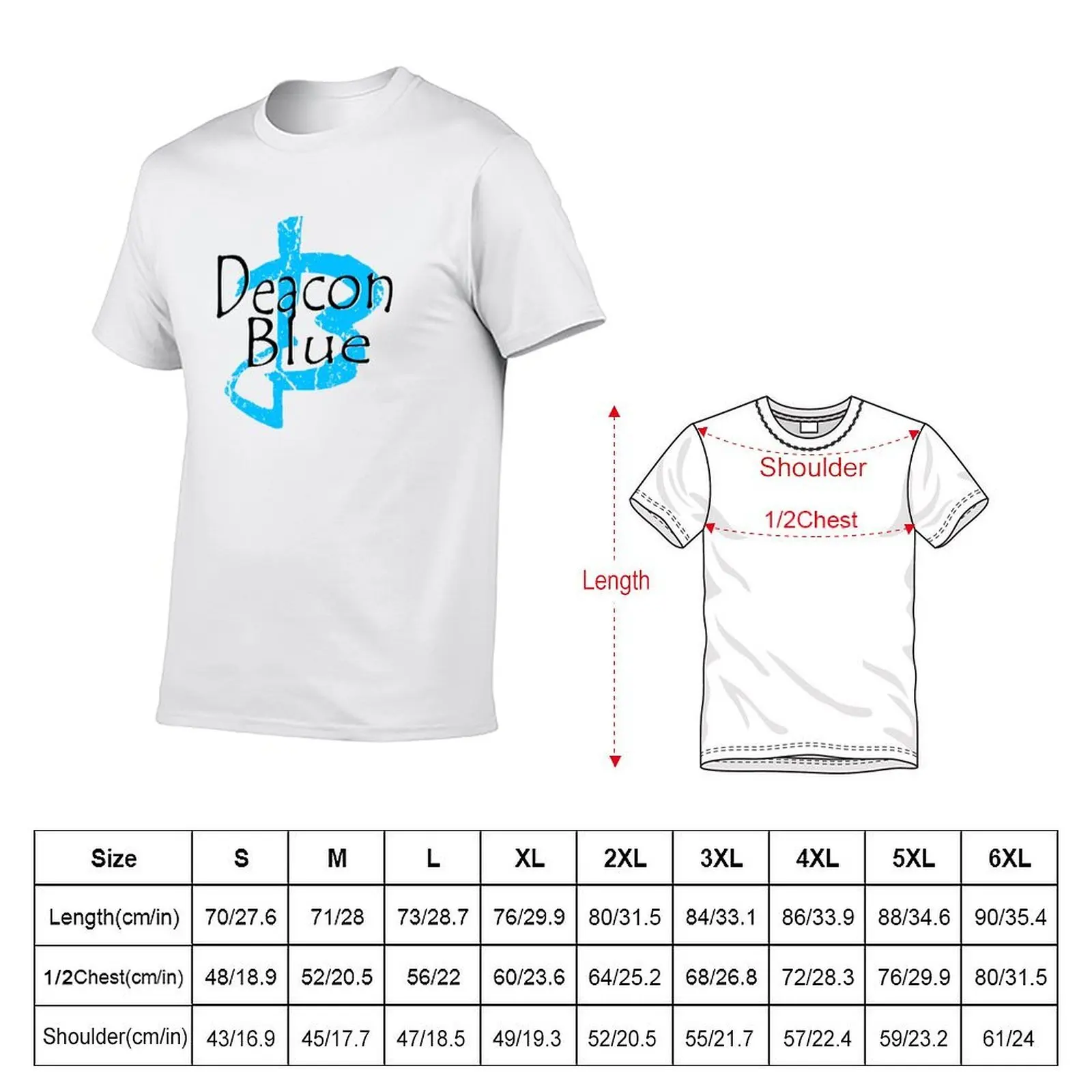 Deacon Blue T-Shirt man t shirts for men funny t shirts man T-Shirt