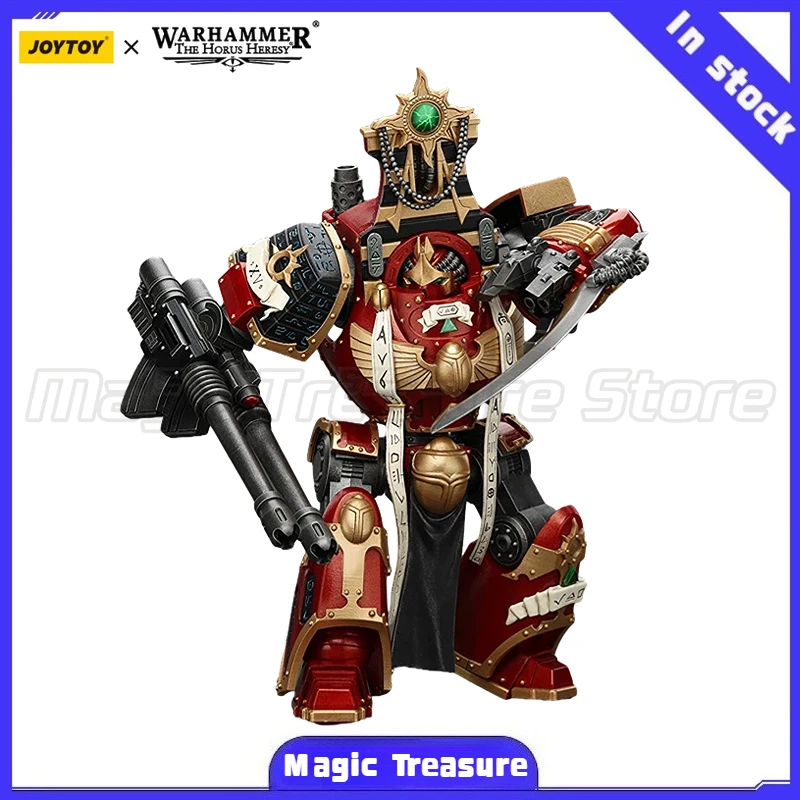 

【MT】JOYTOY Warhammer 40K Thousand Sons Contemptor-Osiron Dreadnought with Gravis Force Blade and Gravis Autocannon 1/18 Toys
