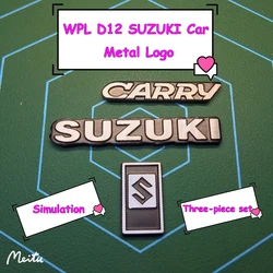 WPL D12 1/10 SUZUKI CARRY RC Car Spare Parts Car Metal Logo