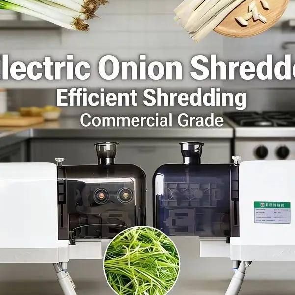 

320W Full Automatic Scallion Shredder Food Cutting Machine Carrot Shredder Kitchen Appliance for Efficient Cooking
