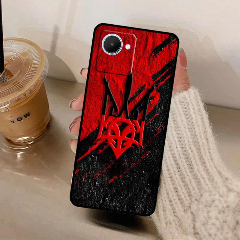 Ukraine Flag For Realme C55 C33 C31 C30 C35 C25Y C21Y C11 C15 8 9 10 Pro Plus GT Neo 2 3 5 2T 3T Case