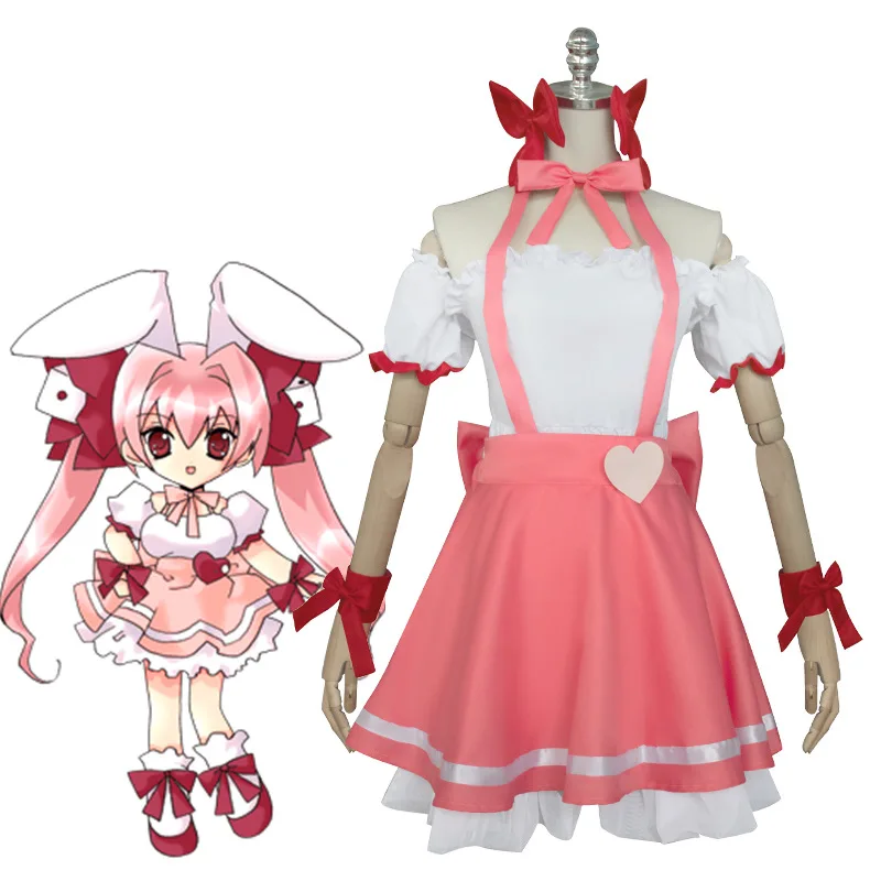 

Anime《Di Gi Charat》Cosplay Usada Hikaru Pink Maid Two-Dimensional Costume