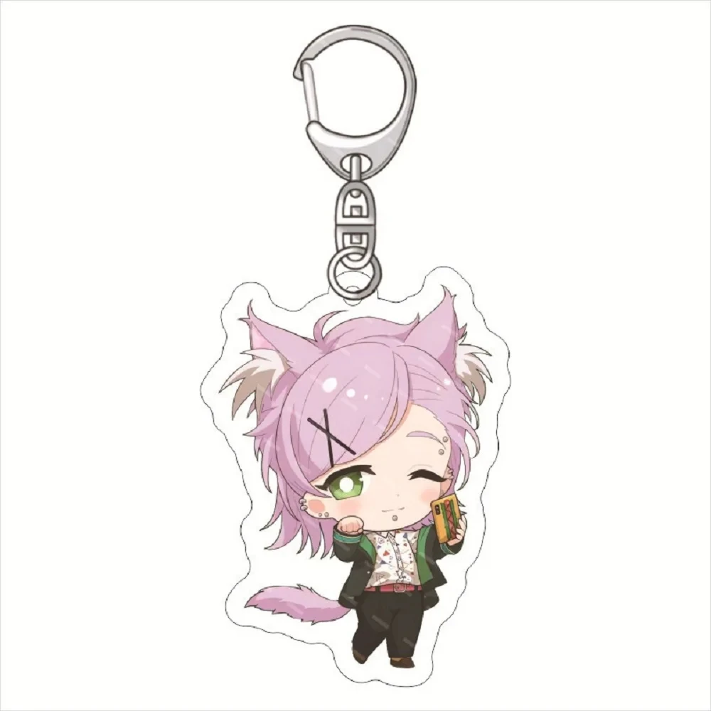 6cm Q Edition Anime WIND BREAKER Acrylic Keychain Large Holder Mark Sakura Harusugita Keitaro Acrylic Decoration Firend Gifts