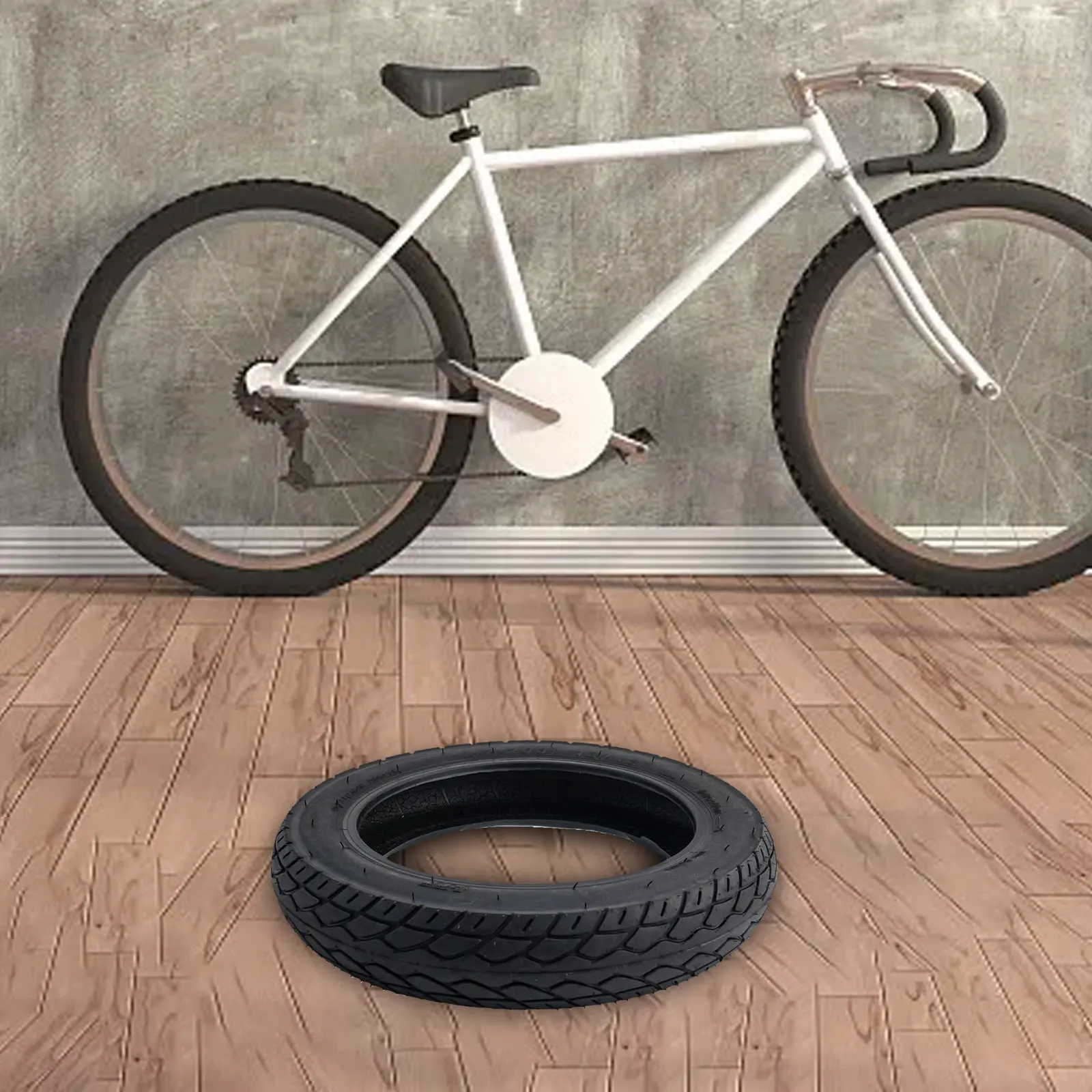 

12 Inch Tunbeless Tyre for E Bikes and Scooters 12/2x2/4(62203) Robust Rubber Material Designed for Performance