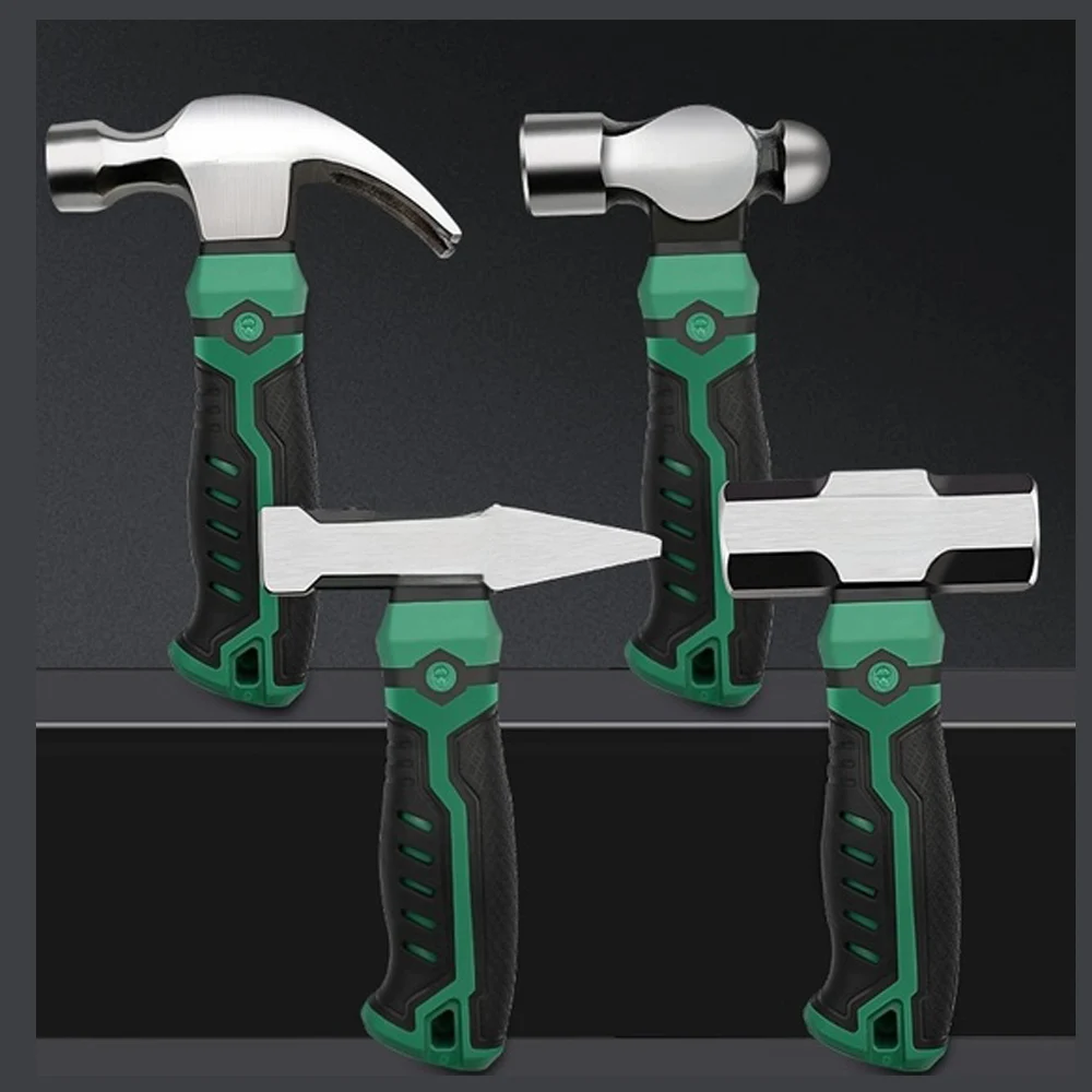 1pc Small Hammer Claw Hammer Head Fitter Hammer Octagonal Hammer Multifunctional Integrated Nail Hammer Household Tool