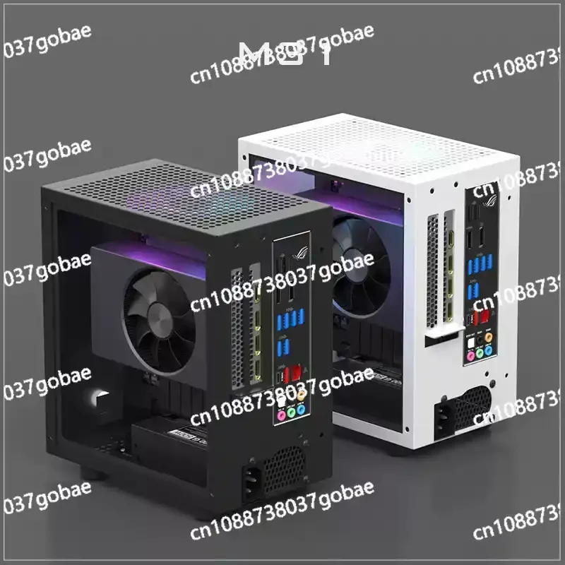 M21 M31 ITX Mini Portable Small Case, 120 Water Cooled 1U Power Desktop Computer Host Box