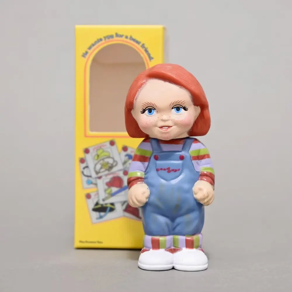 3個セット 映画の小道具 チャッキー ホラー スリラー 3種類のスタイル 立っているフィギュア 箱入り アクションフィギュア コレクタブルトイ デスクトップオーナメント モデル ギフト