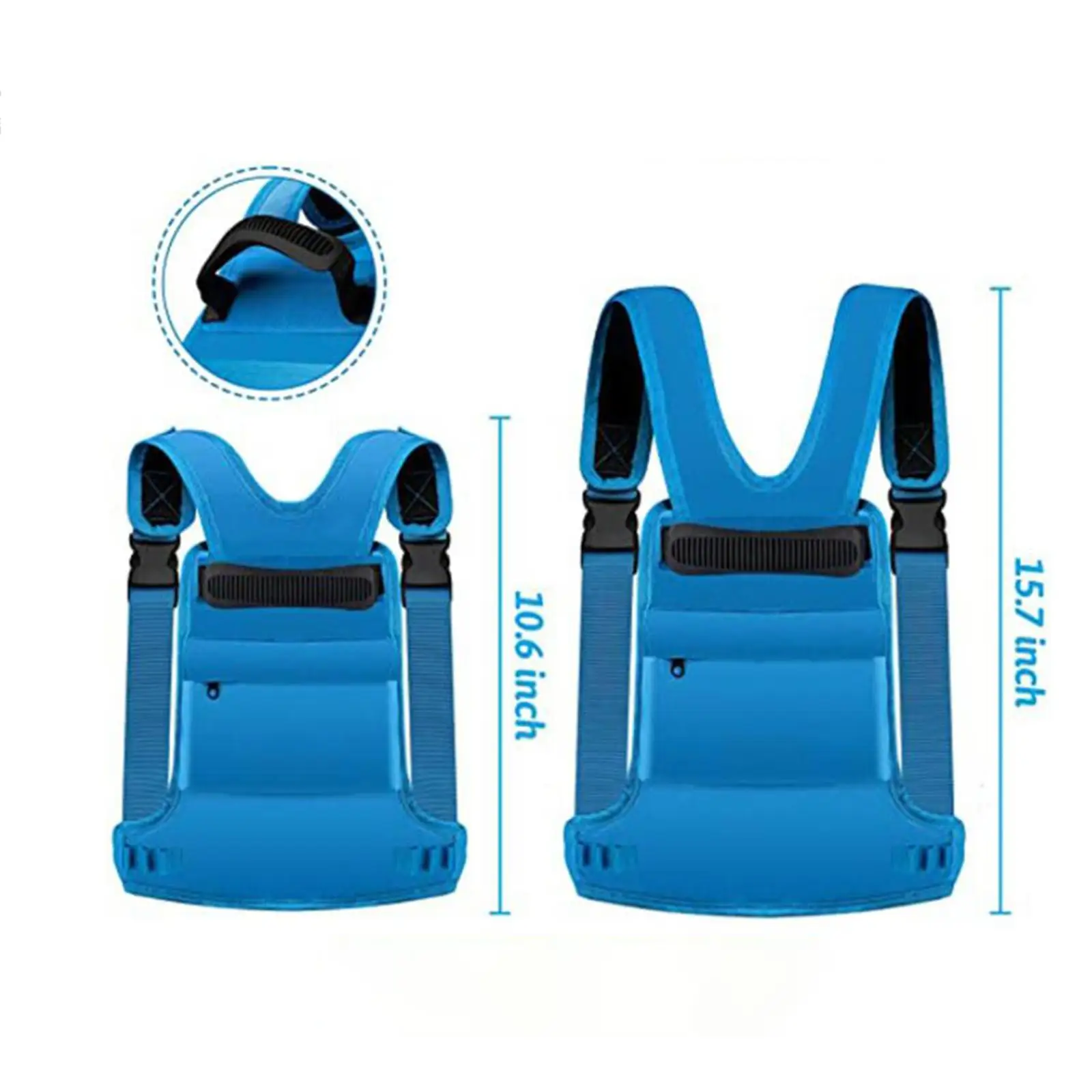 

Kids Ski and Snowboard Harness Ski Training Ski Leash Skiing Beginners with Handle Ski Shoulder Harness for Roller Skating