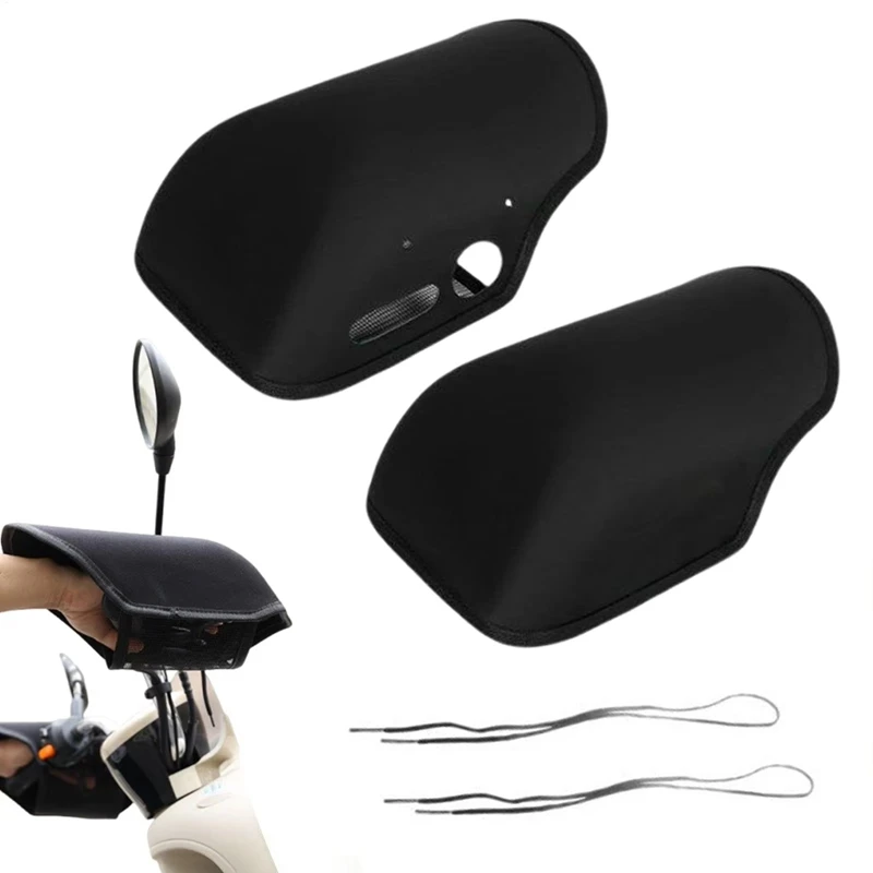 

Motorcycle Handlebar Muffs, Sun Protection & Windproof Hand Covers, Grip Hand Sunshade Gloves for Motorbike