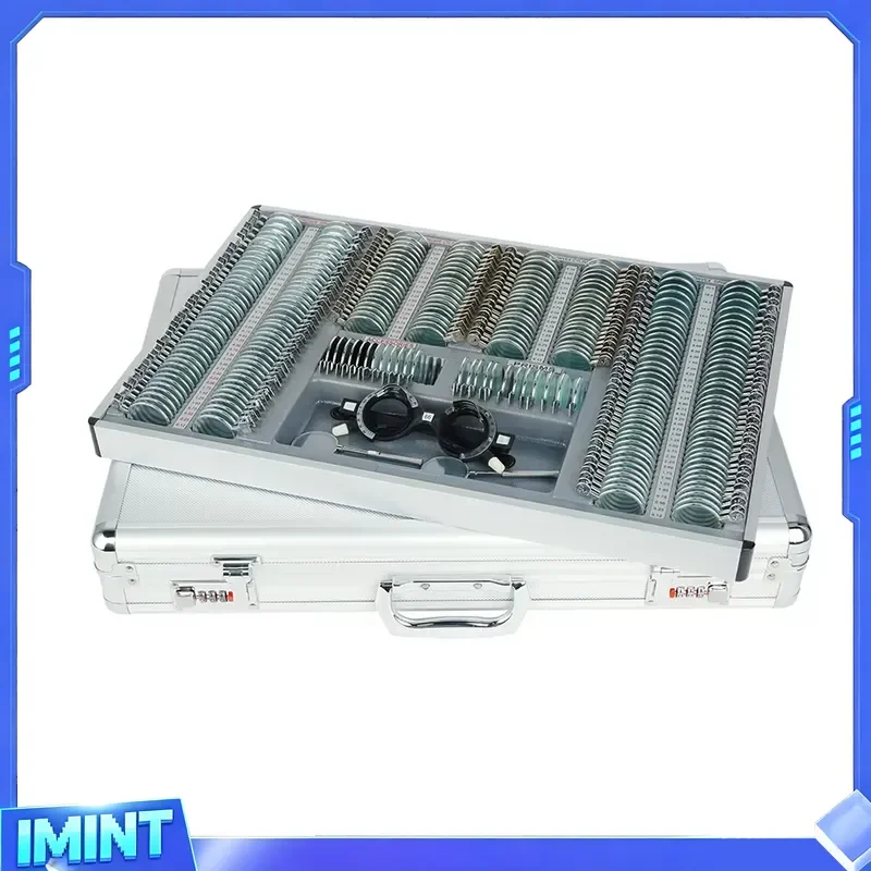 266 Pcs Optometry Trial Lens Set Aist Optics JS 266 Caja De Lentes De Prueba Grey Tray Optical Clinic Equipment