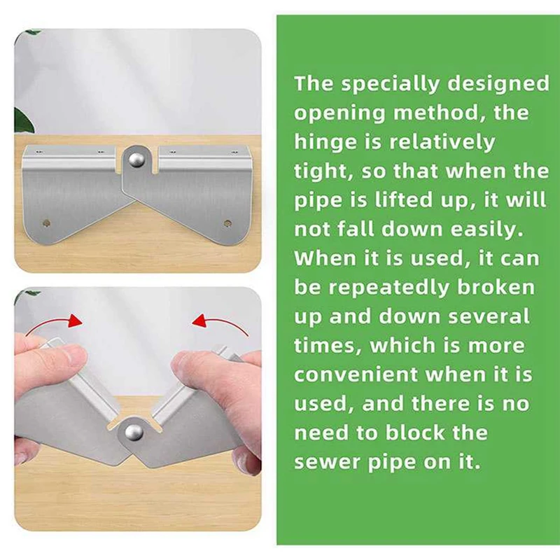 Downpipe hinge 2PCS Gutter Extension Hinge Also Includes Screws Easy DIY Installation on Any Size Rectangle or Square Downspout