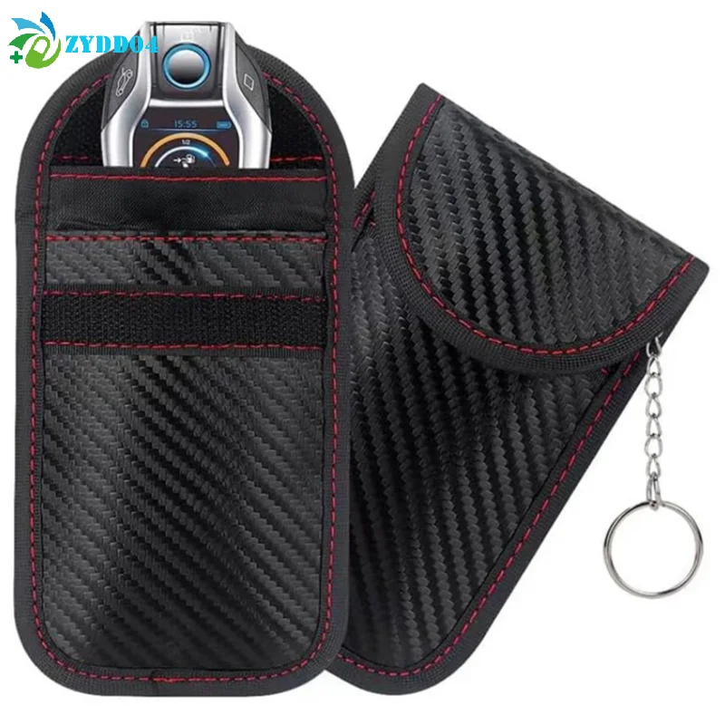 ●1Pcs Car Key Signal Shielding Box Faraday Cage Remote Control Package Keyless Rfid Shielding Package Car Accessories
