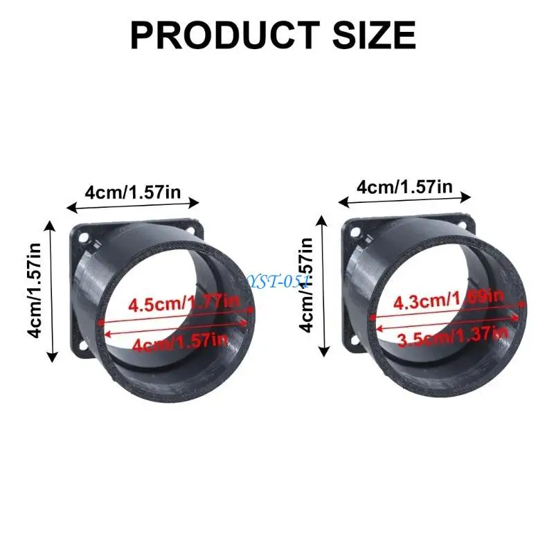 E15A Duct Connectors Flange Dryer Vent Connectors for Heating Cooling Ventilation view 6