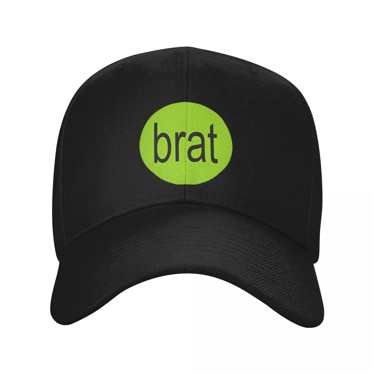 

Adult Hyperpop Brat Circle Hats Hip-Hop Baseball Cap Polyester Charli Xcx Hats Sun Caps Adjustable Sports Cap Summer