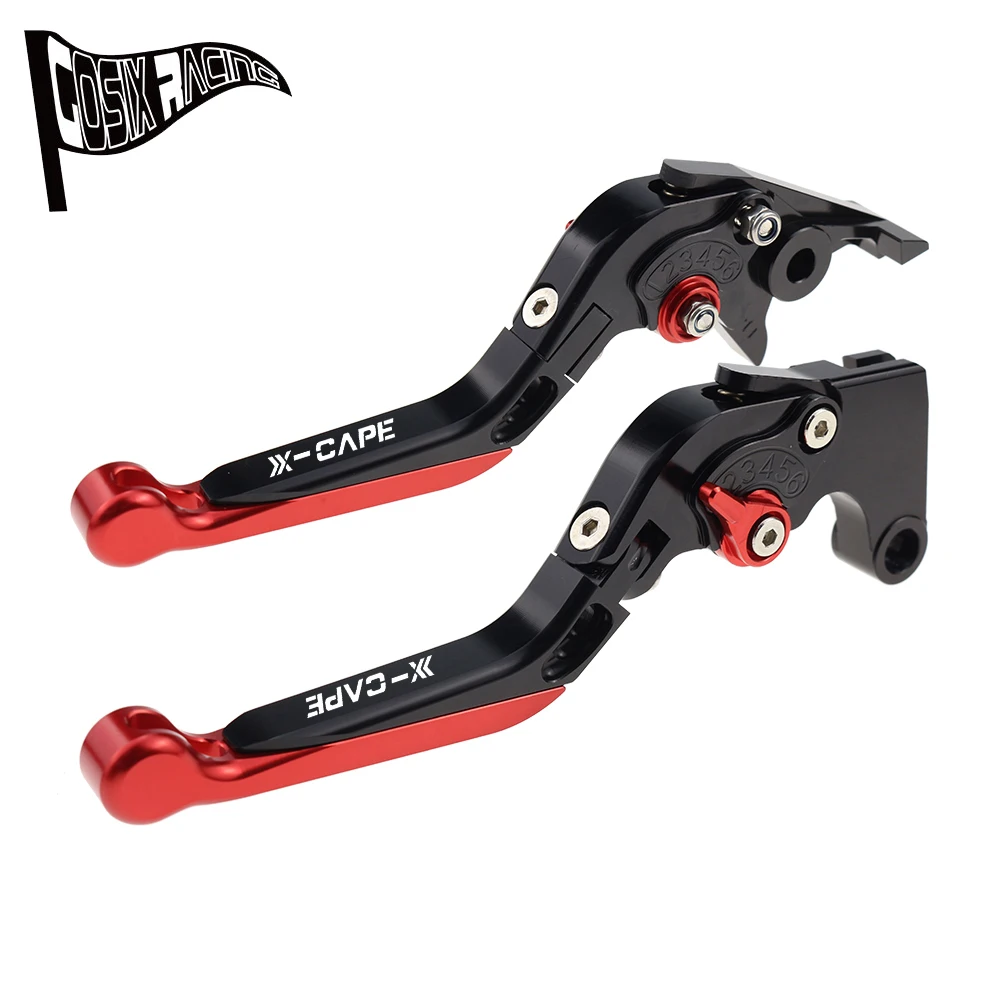 

Fit For X-Cape 650 2021-2024 Motorcycle CNC Accessories Folding Extendable Brake Clutch Levers Adjustable Handle Set