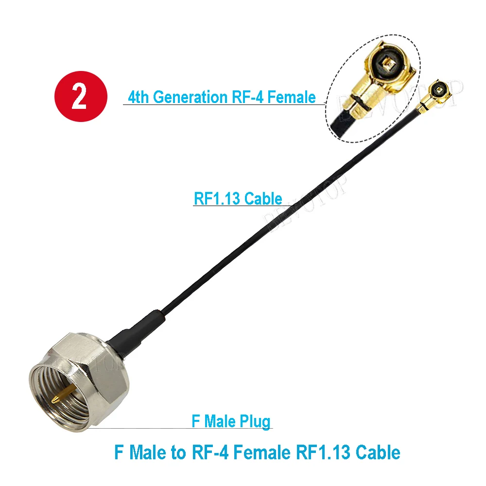 10PCS F Male/Female to u.FL-1/MHF-4/IPX-1Female Pigtail RF1.13/RG178 Coax Cable for Wifi 3G Antenna Extension Cord Wire Jumper