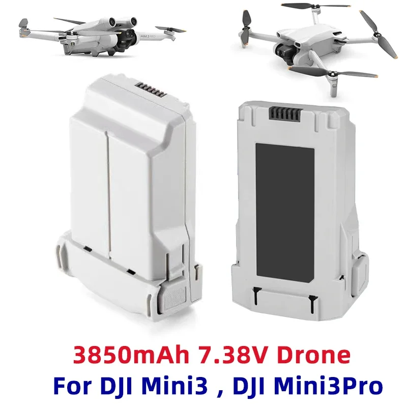 

DJI Mini 3 Pro Battery Drone Compatible Mini 3/Mini 3 Pro RC Drone Accessory Time 45min 7.38V 3850mAh Intelligent Flight Battery