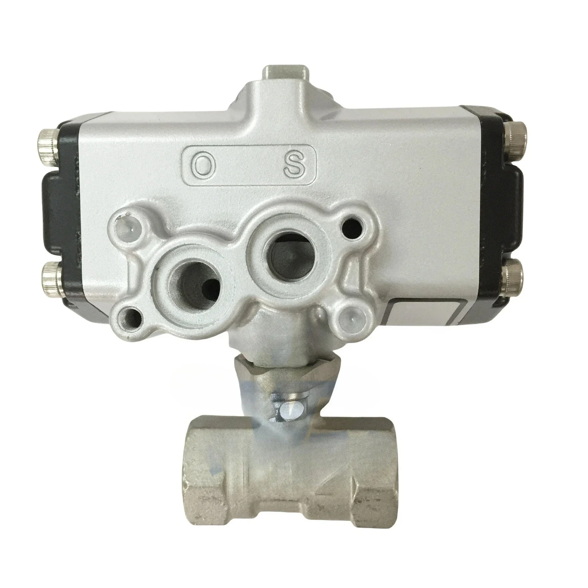 Stainless Steel 316 Pneumatic Ball Valve  Three-way Directional Valve