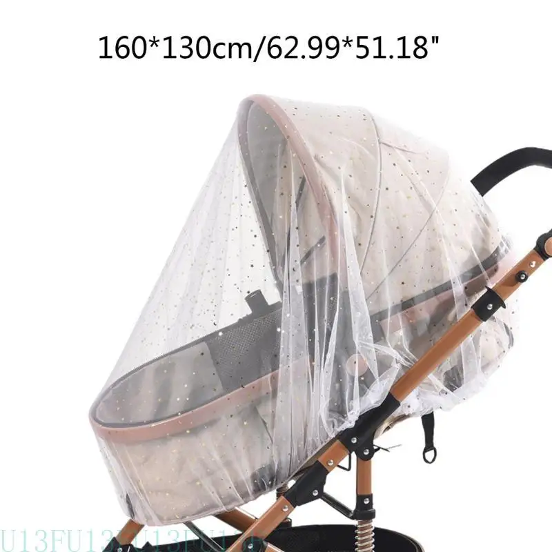 U13F Universal Pram Net Baby Sunshades Mosquito Net Buggys Insect Net Fly Bug Net Protection Cover for Stroller Pushchair