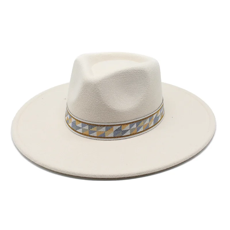 Sombrero de copa británico para hombre y mujer, sombrero de jazz de Panamá, fedora de lujo, elegante, nuevo, 2023