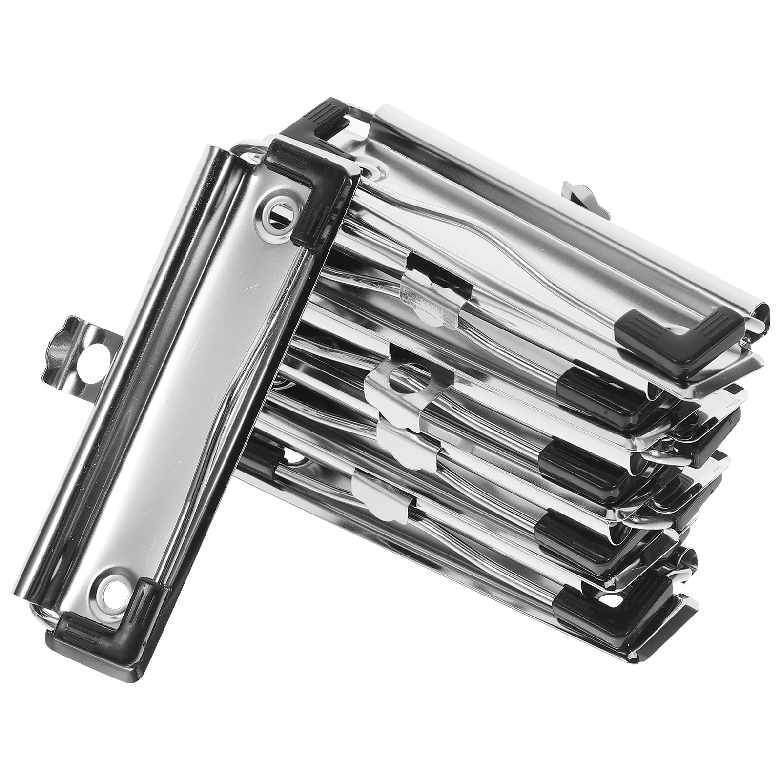 

10 Pcs Metal Plate Clip Page Reminder Clips for Paper Large Letter Clipboard Clamps File