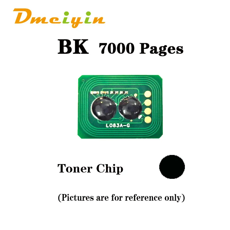 for OKI C810dn/C830dn JP and EUR Version Toner Chip  BK C M Y Color