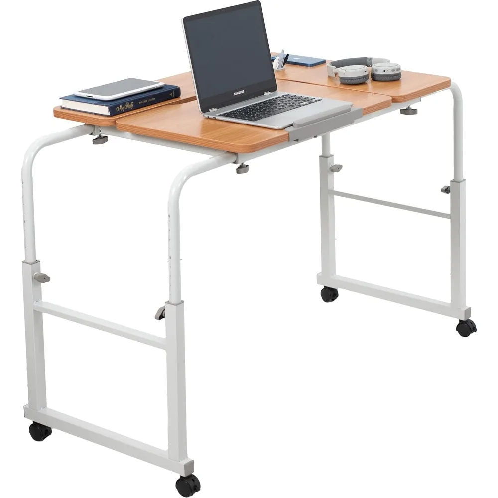 طاولة كمبيوتر محمول فوق السرير وكرسي، صينية كمبيوتر محمول مائلة مع تعديل إطار الارتفاع والطول، سرير مريح للأطفال #1