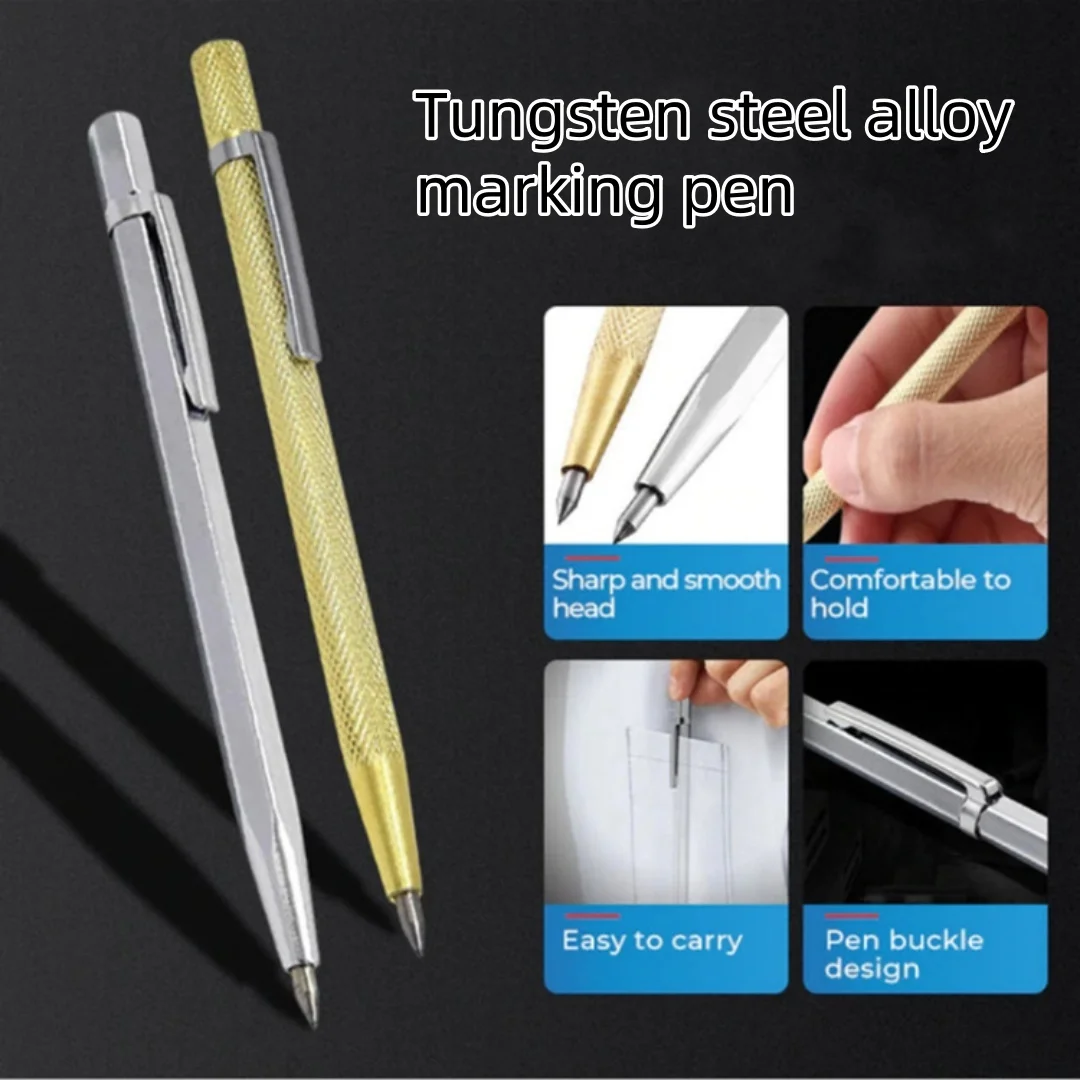 

New Tungsten Steel Alloy Art Knife Carving and Marking Pen Metal Tile Cutting Pen Steel Plate Drawing Needle Cutting Knife